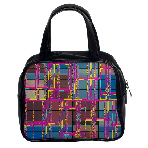 Colorful shapes texture                                                   Classic Handbag (Two Sides) from ArtsNow.com Front