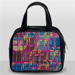 Colorful shapes texture                                                   Classic Handbag (Two Sides)