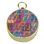 Colorful shapes texture                                                   Gold Compass