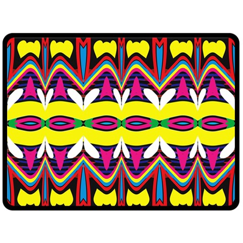 Colorful shapes                                                  Fleece Blanket from ArtsNow.com 80 x60  Blanket Front