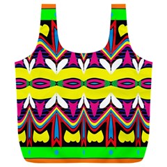 Colorful shapes                                              Full Print Recycle Bag (XXL) from ArtsNow.com Front