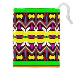 Colorful shapes                                               Drawstring Pouch (5XL) from ArtsNow.com Front