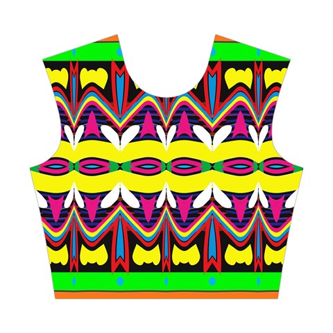 Colorful shapes                                                   Cotton Crop Top from ArtsNow.com Front