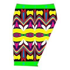 Colorful shapes                                                  Midi Wrap Pencil Skirt from ArtsNow.com  Front Right 