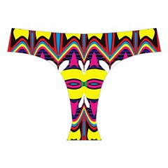 Colorful shapes                                                  Cross Back Hipster Bikini Set from ArtsNow.com Front Under