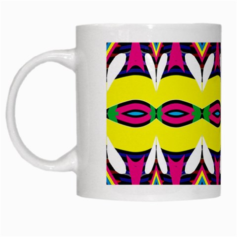 Colorful shapes                                                   White Mug from ArtsNow.com Left