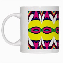 Colorful shapes                                                   White Mug from ArtsNow.com Left