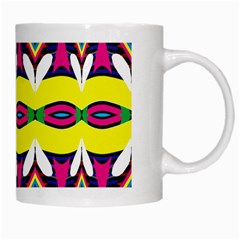 Colorful shapes                                                   White Mug from ArtsNow.com Right