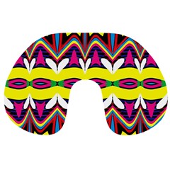 Colorful shapes                                                   Travel Neck Pillow from ArtsNow.com Front