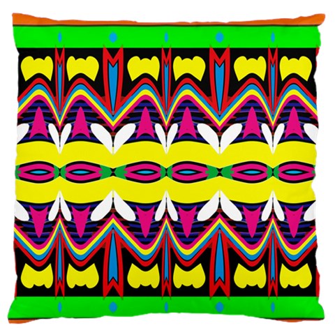 Colorful shapes                                                  Standard Flano Cushion Case (Two Sides) from ArtsNow.com Front