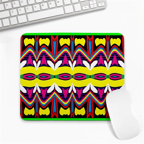 Colorful shapes                                                   Large Mousepad from ArtsNow.com Front