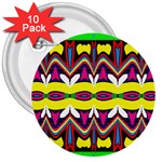 Colorful shapes                                                   3  Button (10 pack)