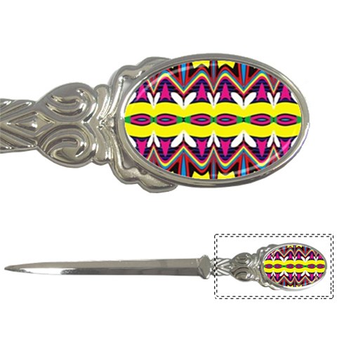 Colorful shapes                                                   Letter Opener from ArtsNow.com Front