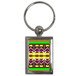 Colorful shapes                                                   Key Chain (Rectangle)