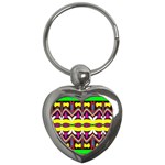 Colorful shapes                                                   Key Chain (Heart)