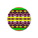 Colorful shapes                                                   Rubber Coaster (Round)