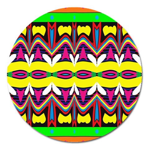 Colorful shapes                                                   Magnet 5  (Round) from ArtsNow.com Front