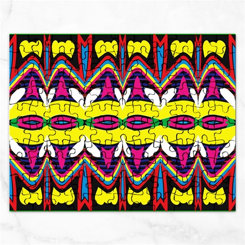 Colorful shapes                                                   Jigsaw Puzzle (Rectangular) from ArtsNow.com Front