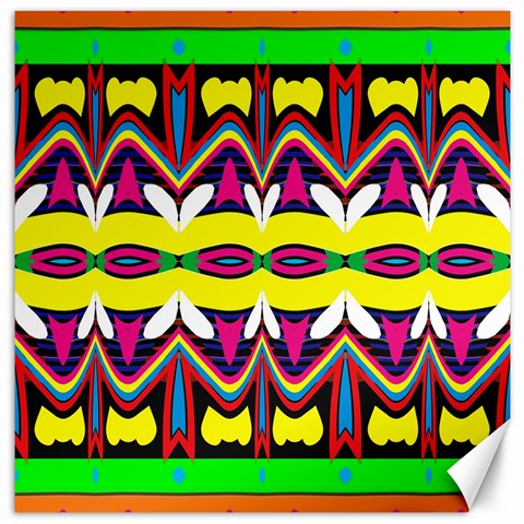 Colorful shapes                                                   Canvas 12  x 12  from ArtsNow.com 11.4 x11.56  Canvas - 1