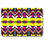 Colorful shapes                                                   Large Doormat