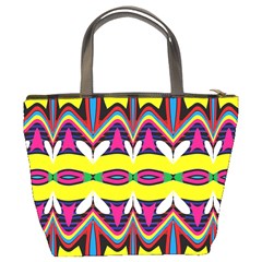 Colorful shapes                                                   Bucket Bag from ArtsNow.com Back