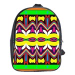 Colorful shapes                                                   School Bag (Large)