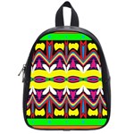 Colorful shapes                                                   School Bag (Small)