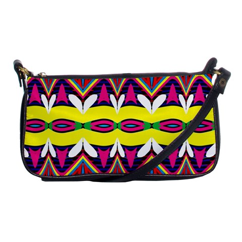 Colorful shapes                                                   Shoulder Clutch Bag from ArtsNow.com Front