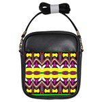 Colorful shapes                                                   Girls Sling Bag