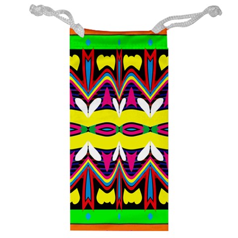 Colorful shapes                                                   Jewelry Bag from ArtsNow.com Front