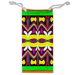 Colorful shapes                                                   Jewelry Bag from ArtsNow.com Front