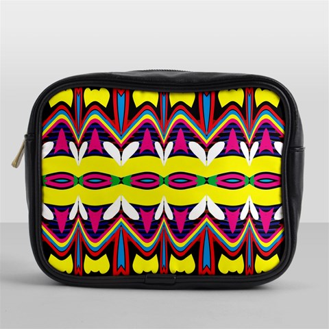 Colorful shapes                                                   Mini Toiletries Bag (One Side) from ArtsNow.com Front