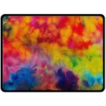 Colorful watercolors texture                                                   Fleece Blanket