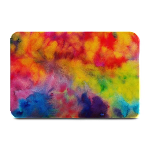 Colorful watercolors texture                                                   Plate Mat from ArtsNow.com 18 x12  Plate Mat