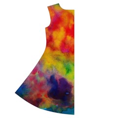 Colorful watercolors texture                                                        Short Sleeve V Back Left