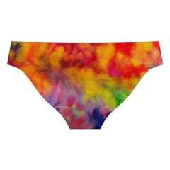 Colorful watercolors texture                                                   Cross Back Hipster Bikini Set from ArtsNow.com Back Under