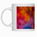 Colorful watercolors texture                                                    White Mug