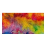 Colorful watercolors texture                                                Satin Shawl