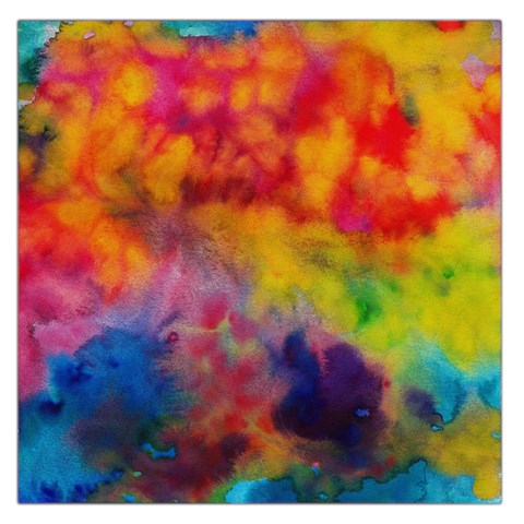 Colorful watercolors texture                                                    Satin Scarf from ArtsNow.com Front