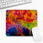 Colorful watercolors texture                                                    Large Mousepad