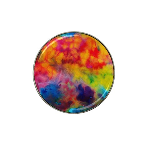 Colorful watercolors texture                                                    Hat Clip Ball Marker from ArtsNow.com Front