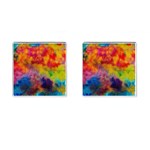 Colorful watercolors texture                                                    Cufflinks (Square)