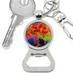 Colorful watercolors texture                                                    Bottle Opener Key Chain