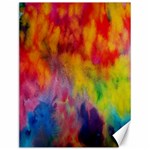 Colorful watercolors texture                                                    Canvas 12  x 16 