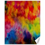 Colorful watercolors texture                                                    Canvas 16  x 20 