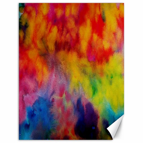 Colorful watercolors texture                                                    Canvas 18  x 24  from ArtsNow.com 17.8 x23.08  Canvas - 1