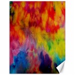 Colorful watercolors texture                                                    Canvas 18  x 24 