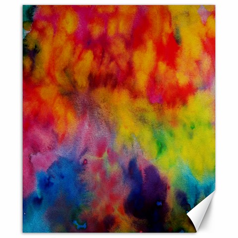 Colorful watercolors texture                                                    Canvas 20  x 24  from ArtsNow.com 19.57 x23.15  Canvas - 1