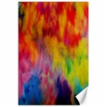 Colorful watercolors texture                                                    Canvas 20  x 30 