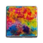 Colorful watercolors texture                                                    Memory Card Reader (Square)